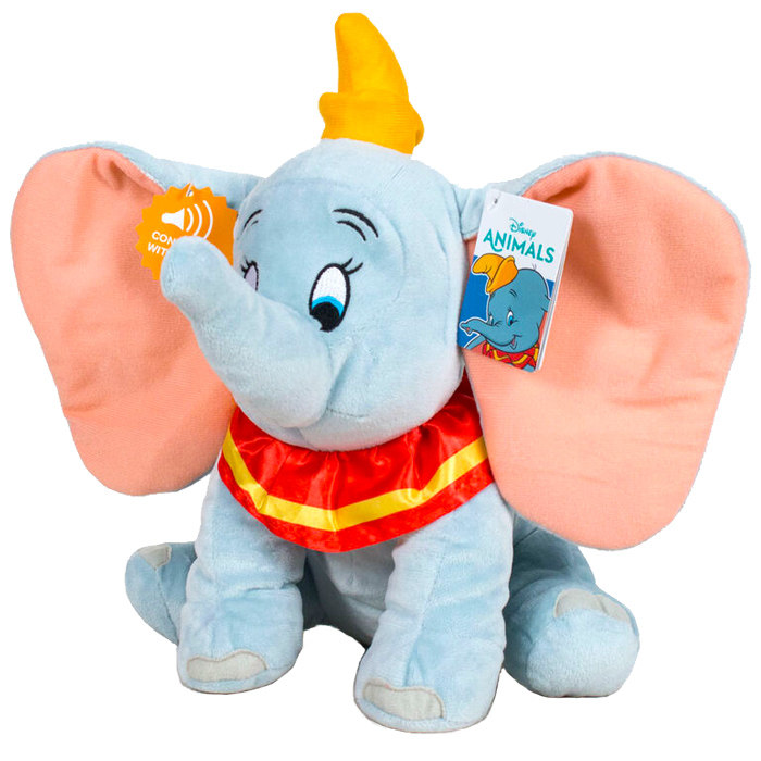 Jucarie din plus cu sunete Dumbo, 20 cm [1]