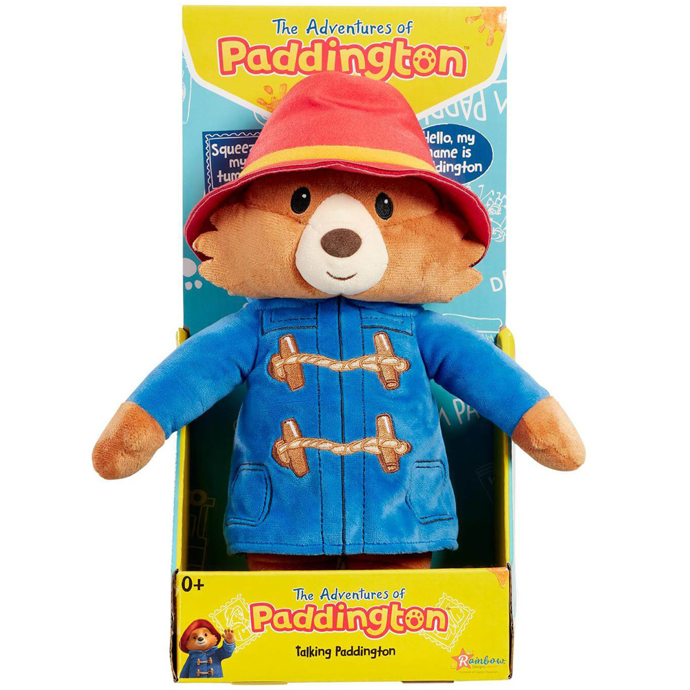 Rainbow Designs-Jucarie din plus cu sunete ursuletul Paddington, 27 cm [1]
