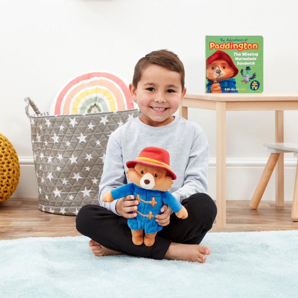 Rainbow Designs-Jucarie din plus cu sunete ursuletul Paddington, 27 cm [6]