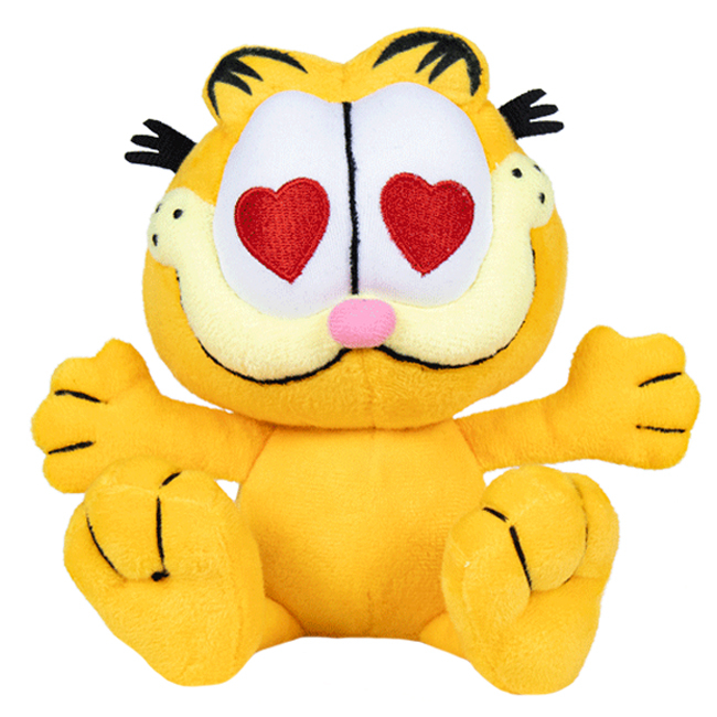 Jucarie din plus Garfield cute cu inimioare, 15 cm asezat [1]