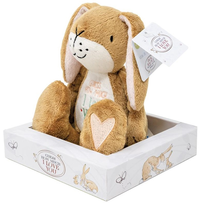 Jucarie din plus GHMILY - iepuras brodat, 13 cm [1]