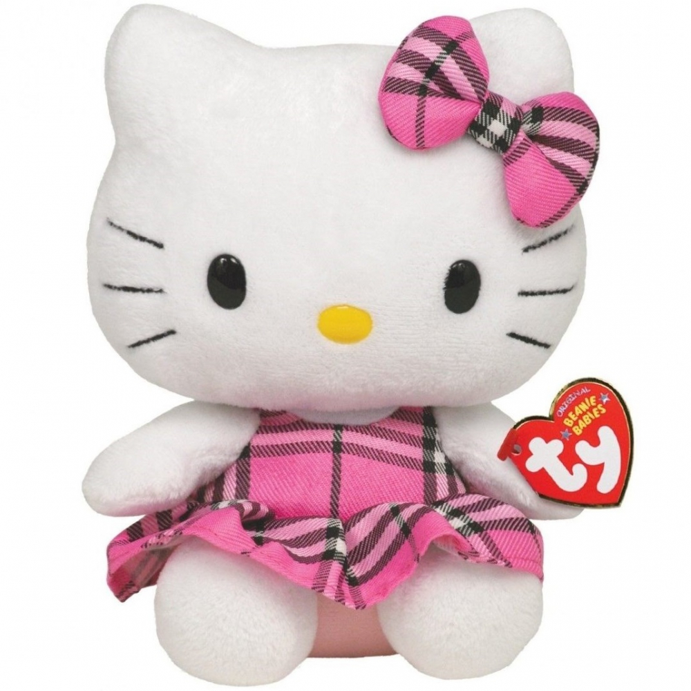 Jucarie din plus Hello Kitty Pink Kilt, 14 cm [1]