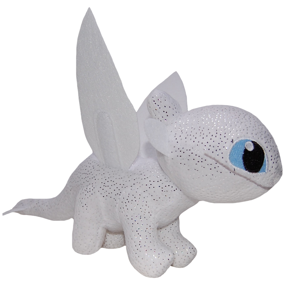 Jucarie din plus Light Fury Sparkle, Dragons, 28 cm [1]