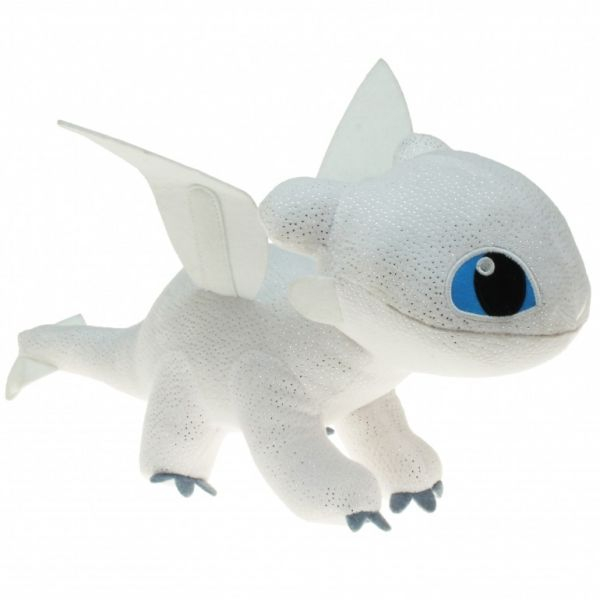 Play by Play-Jucarie din plus Light Fury Sparkle, Dragons, 40 cm [3]