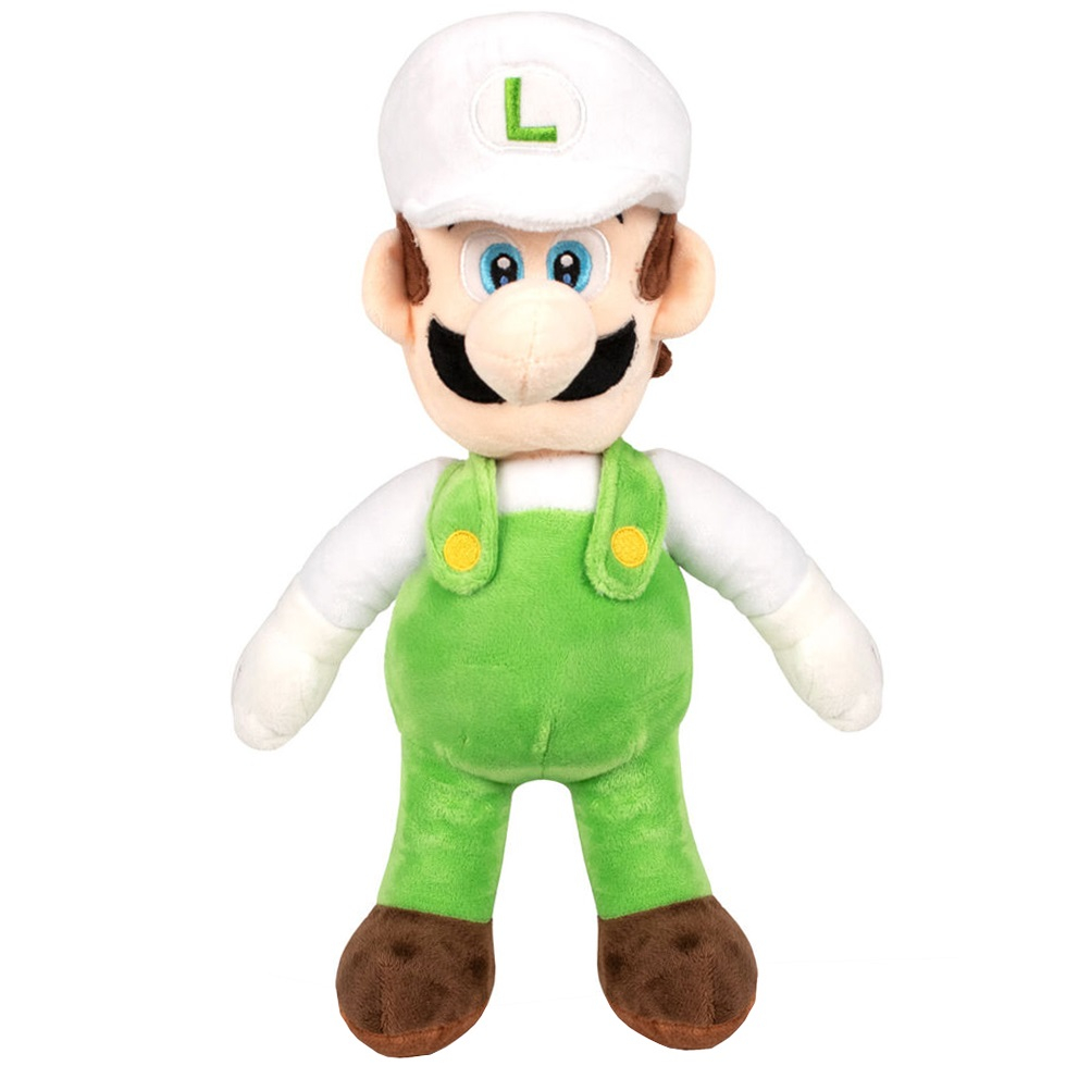 Jucarie din plus Luigi Fire (sapca alba), Super Mario, 38 cm [1]
