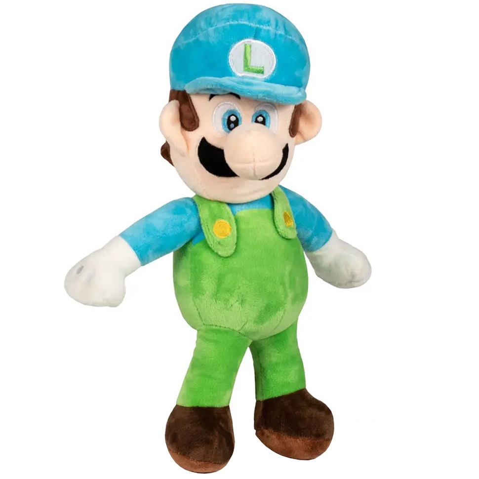 Play by Play-Jucarie din plus Luigi Ice (sapca bleu), Super Mario, 38 cm [1]