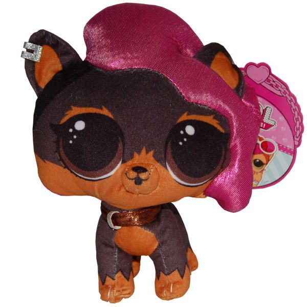 Jucarie din plus si material textil Ruff Rocker, L.O.L. Surprise! Pets, 20 cm [1]