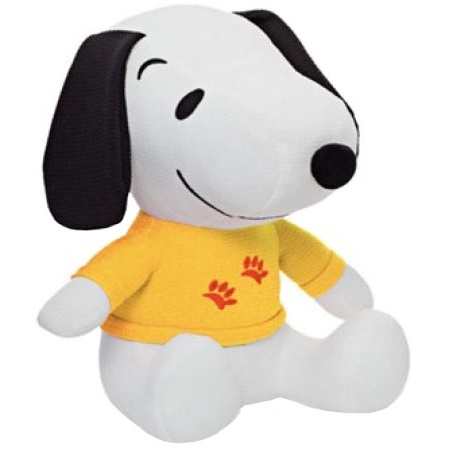 Jucarie din plus Snoopy, bluza galbena, 20 cm [1]