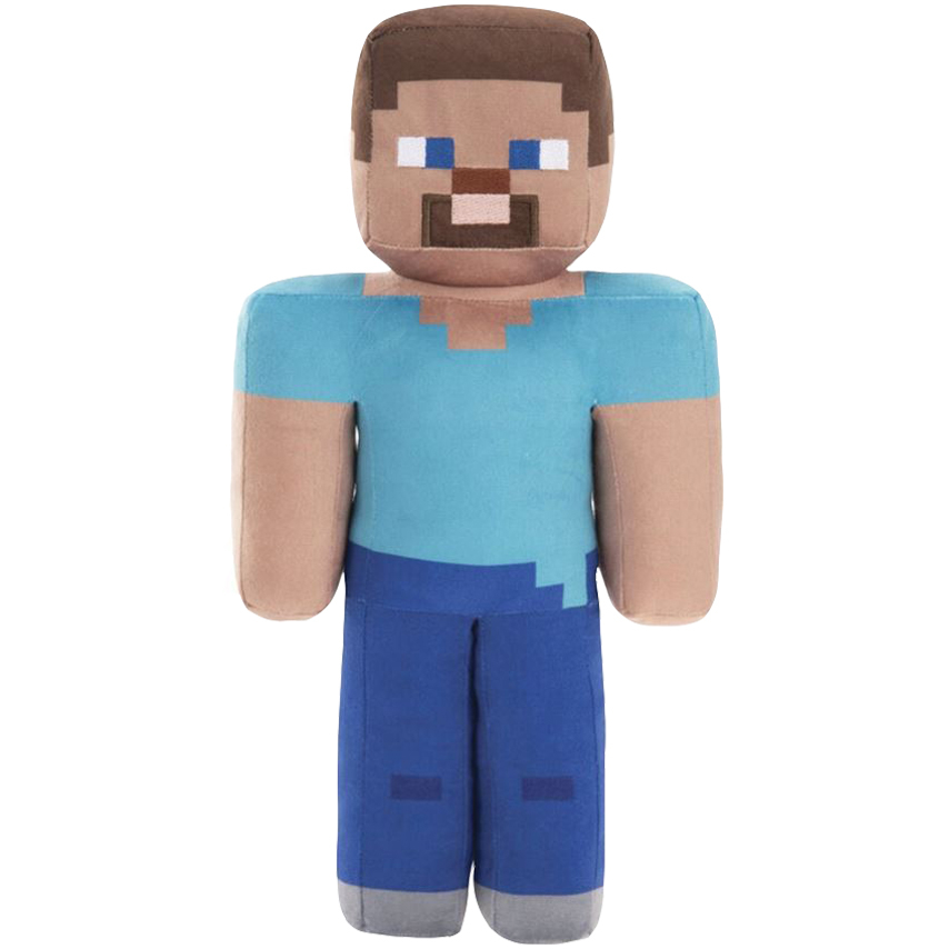 Play by Play-Jucarie din plus Steve cu detalii brodate, Minecraft, 34 cm [1]