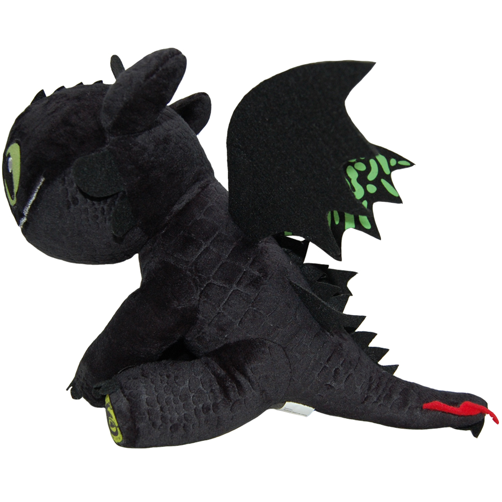 Jucarie din plus Toothless cu aripi fluorescente, Dragons, 34 cm [2]