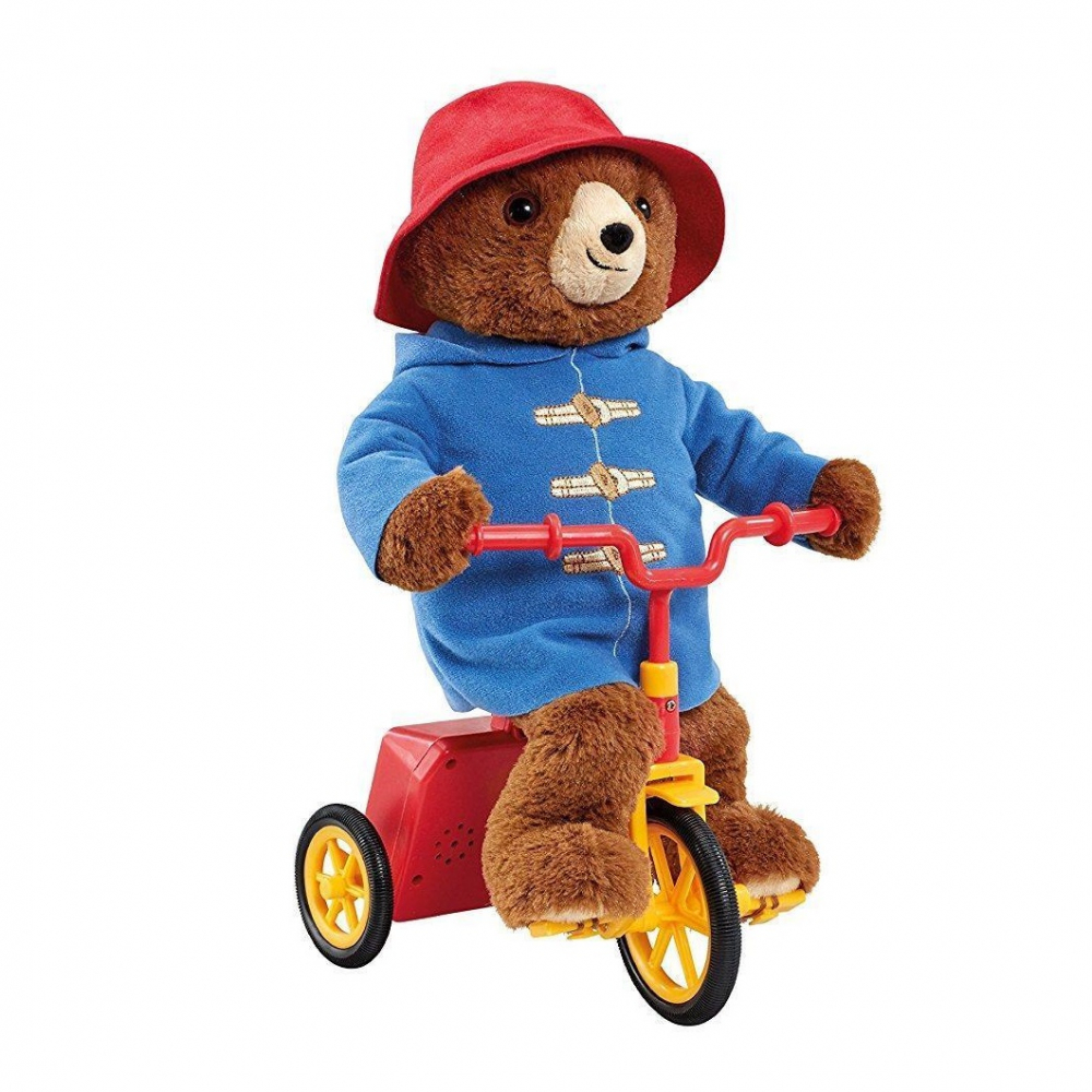 Rainbow Designs-Jucarie din plus Ursuletul Paddington pe bicicleta, 33 cm [1]