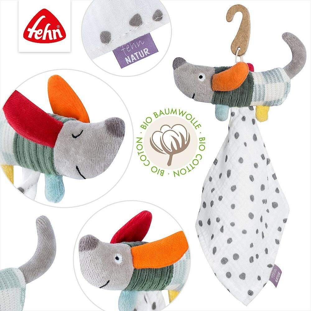 Jucarie doudou mini - Catelus NATUR [3]