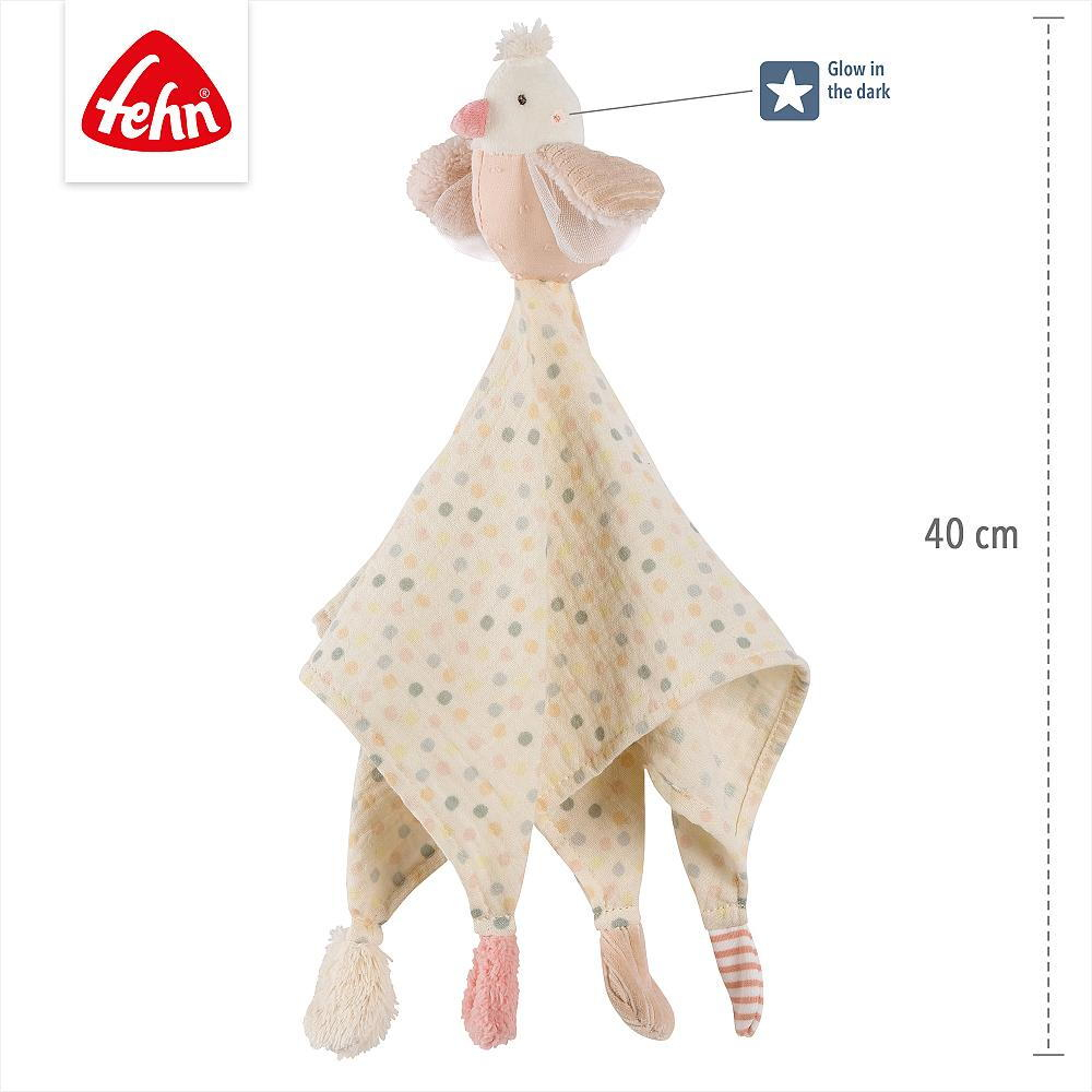 Jucarie-doudou-Pasare-pastel-Fehn [4]
