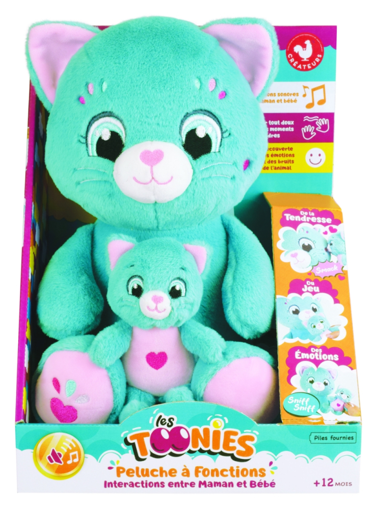 Jucarie Interactiva Jemini Cu 6 Functii-Mama Si Puiul Pisica [5]