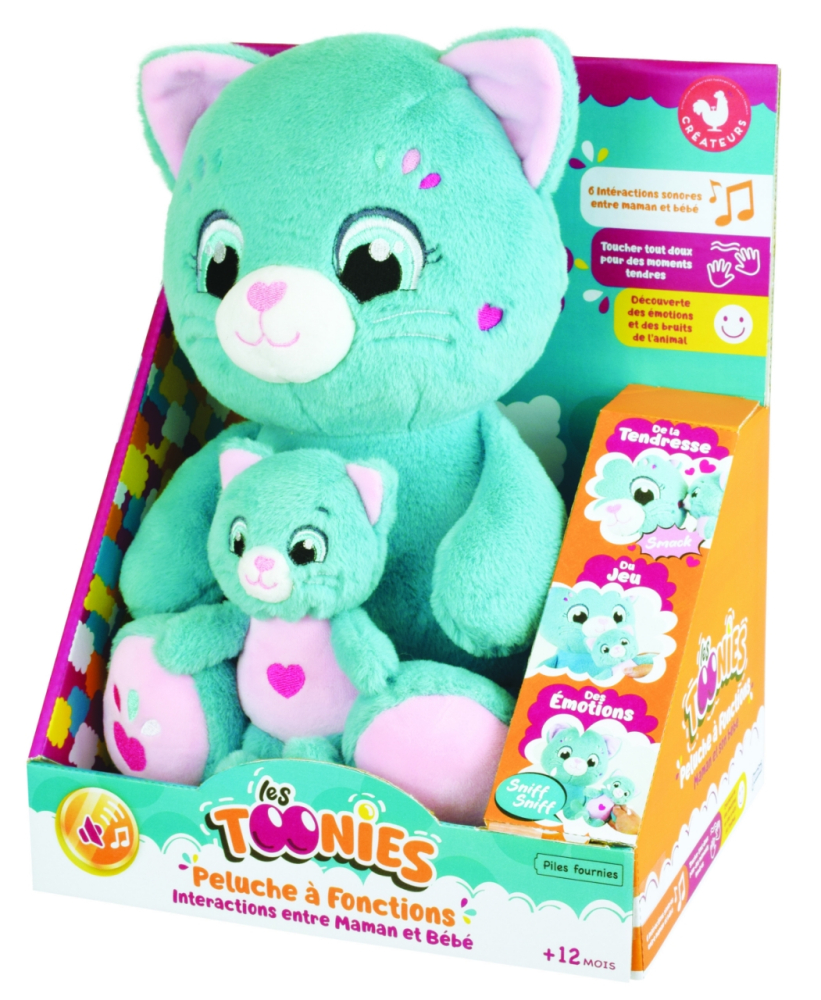 Jucarie Interactiva Jemini Cu 6 Functii-Mama Si Puiul Pisica [7]