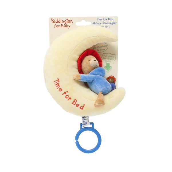 Rainbow Designs-Jucarie muzicala atasabila, Ursuletul Paddington, 17 cm [1]