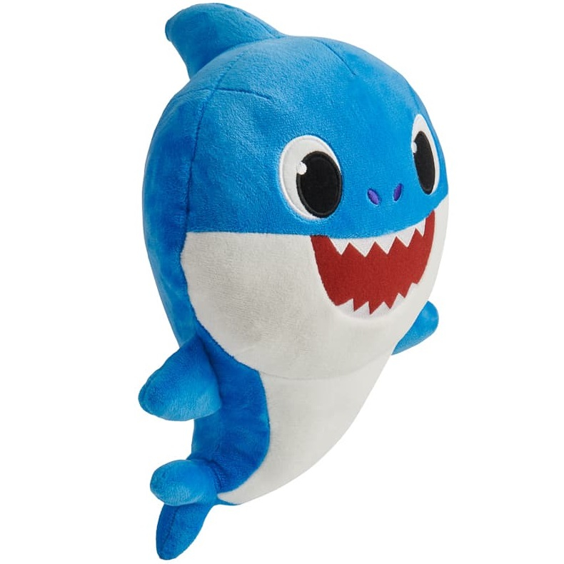 Jucarie muzicala din plus Daddy Shark, Baby Shark, 35 cm [2]