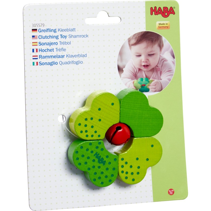 Haba-Jucarie pentru dentitie Trifoi cu 4 foi, Haba [2]