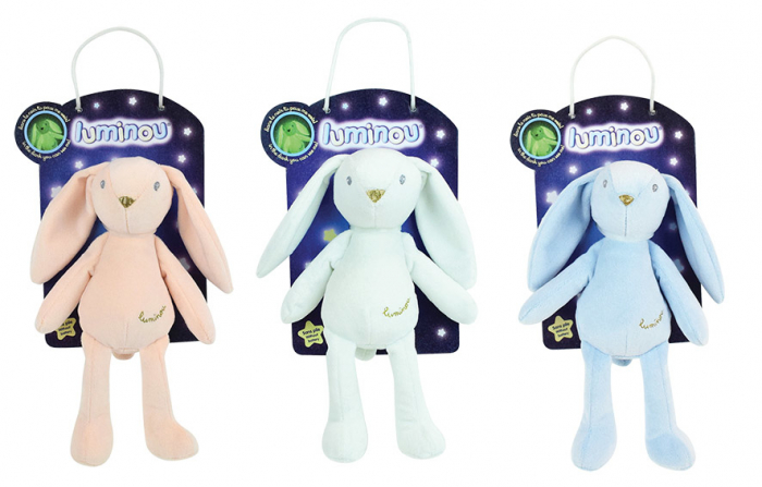 Jemini-Jucarie Plus Jemini Fosforescenta 21cm Iepure Luminou Blu [6]