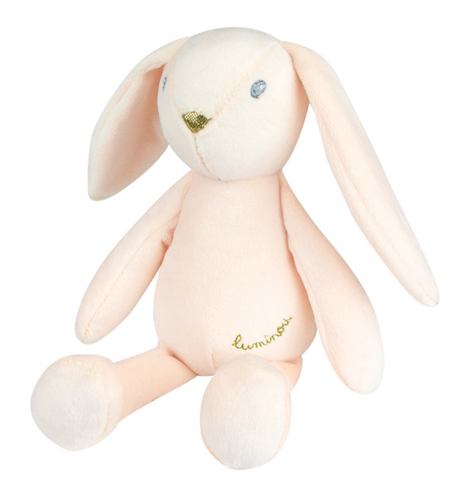 Jemini-Jucarie Plus Jemini Fosforescenta 21cm Iepure Luminou Roz [2]