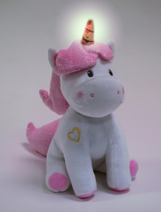 Jemini-Jucarie Plus Muzicala Jemini Cu Lumini 24cm Unicorn [3]
