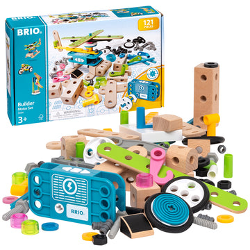 BRIO-Jucarie set de constructie cu motor, 121 piese BRIO, 3+ ani [1]