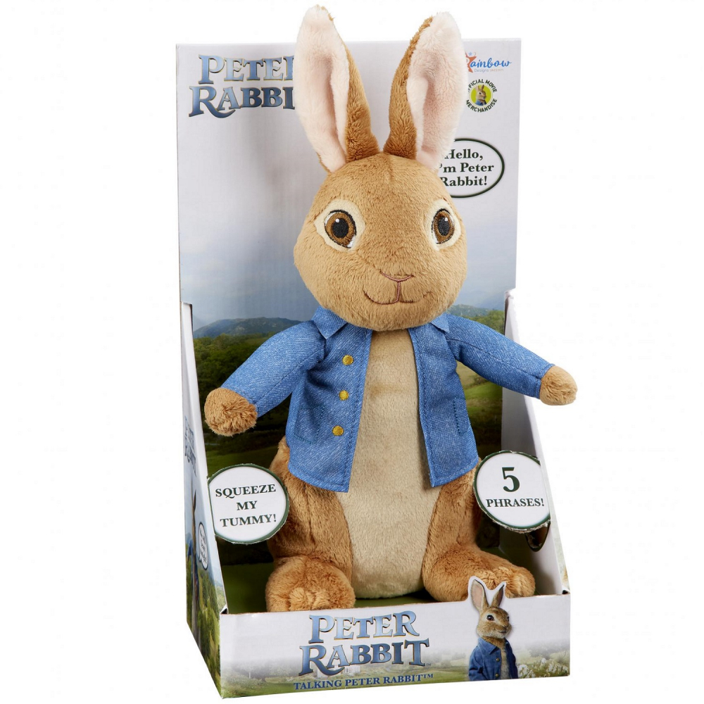 Jucarie vorbitoare din plus Peter Rabbit, 30 cm [6]