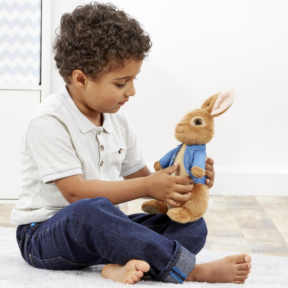 Jucarie vorbitoare din plus Peter Rabbit, 30 cm [5]