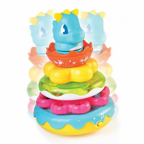 Little Learner-Jurcarie interactiva de stivuit - Dino [3]