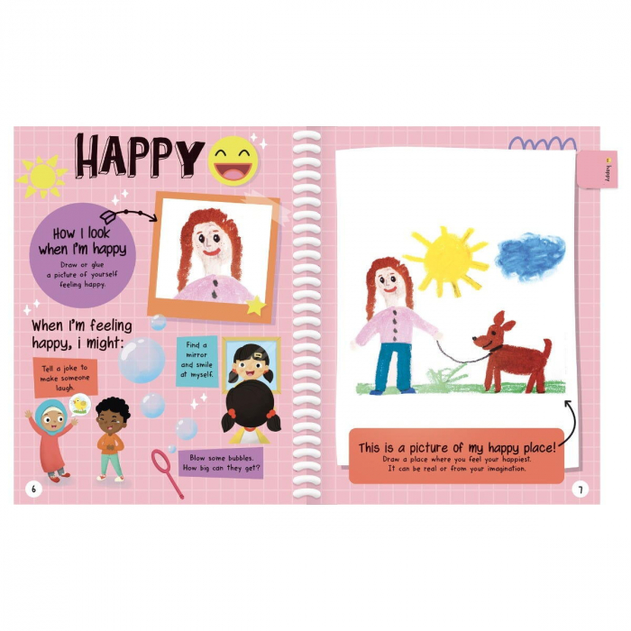 Hand2Mind Jurnal cu activitati - Emotiile mele lb.engleza  [2]