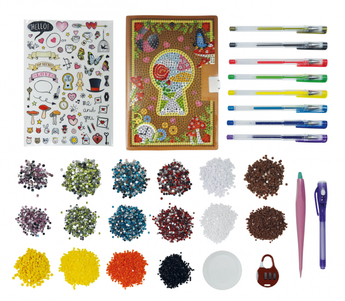 Pachet Jurnalul Secret cu pix magic - Set  creativ pentru fetite [3]