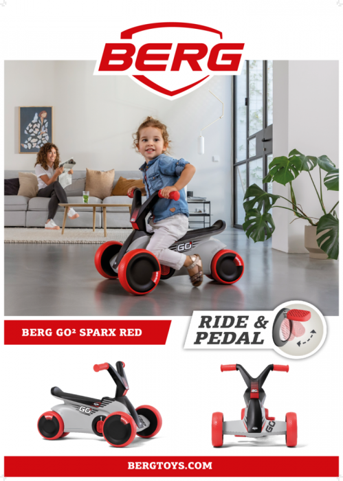 Berg Toys-Kart BERG GO 2 SparX Rosu [3]