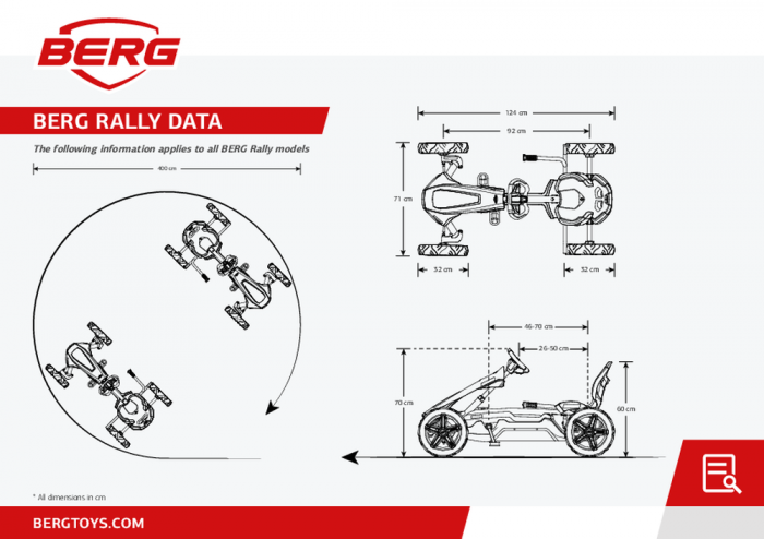 Berg Toys Kart BERG Rally DRT Verde - volan sport si roti de viteza [5]