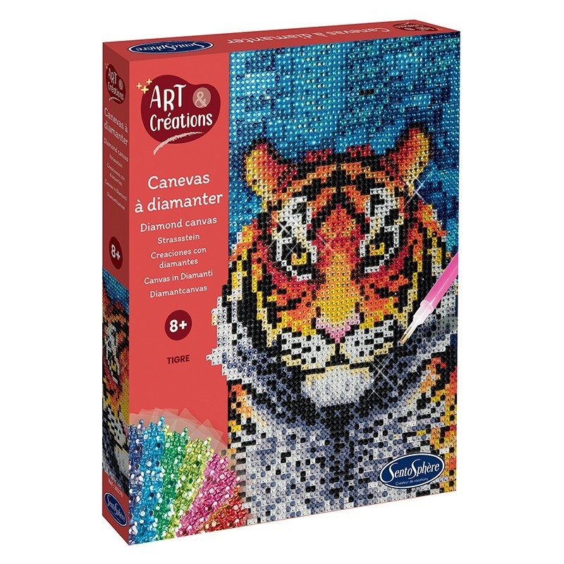 Sentosphere Kit Creativ Diamante Tigru [3]