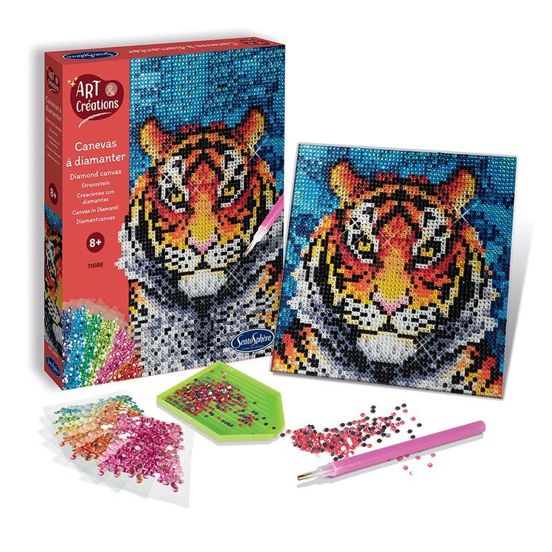 Sentosphere Kit Creativ Diamante Tigru [2]