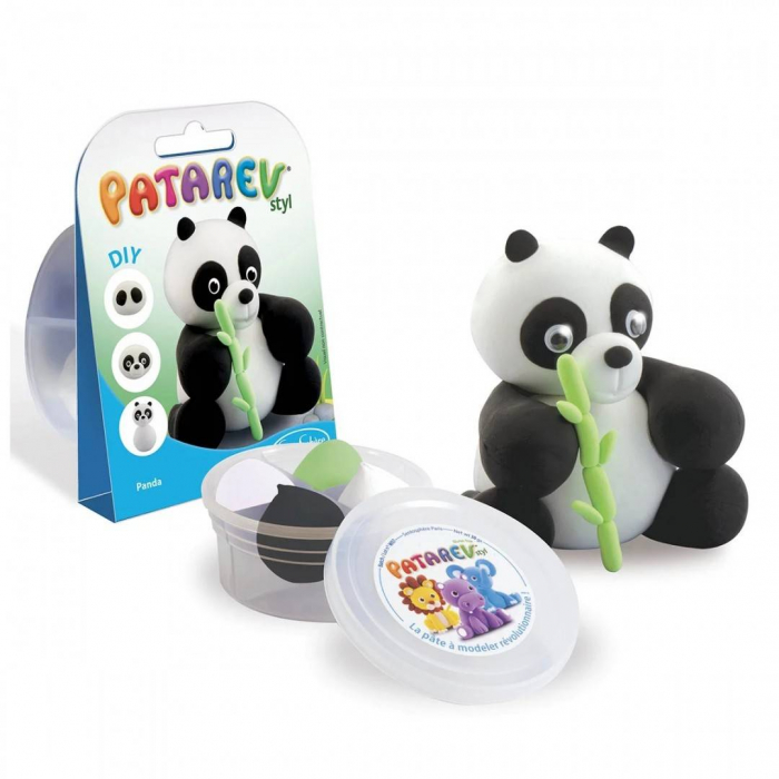 Sentosphere Kit Creativ - Mini Plastilina Patarev Panda [2]