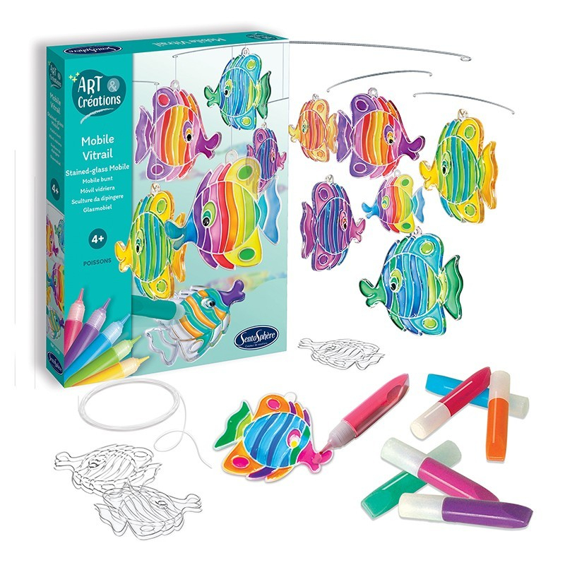Sentosphere Kit Creativ Mobil Vitralii Peste [2]