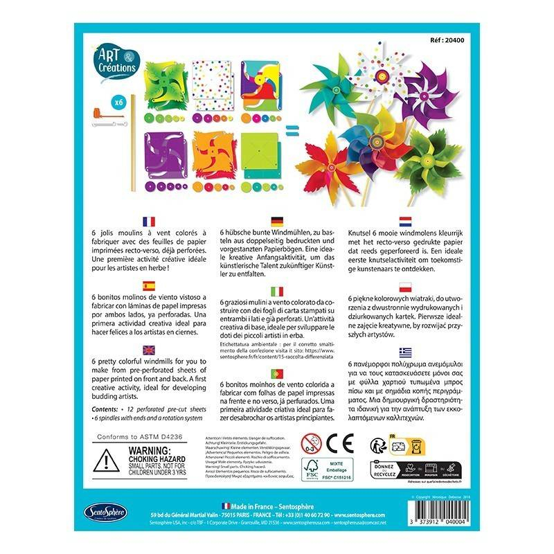Sentosphere-Kit creativ - Moristi de vant bicolore [3]