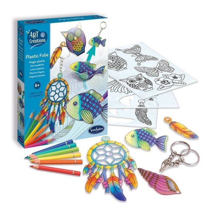 Sentosphere-Kit creativ plastic magic - Brelocuri si magneti [2]