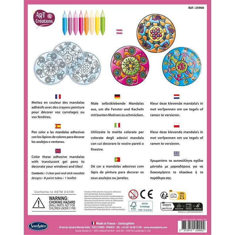 Sentosphere-Kit creativ Stickere Vitralii Mandale [3]