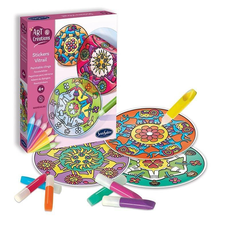 Sentosphere-Kit creativ Stickere Vitralii Mandale [2]