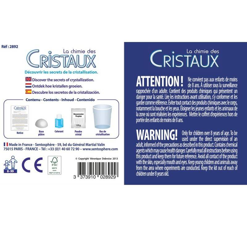 Sentosphere-Kit experiment - Cristal albastru [3]
