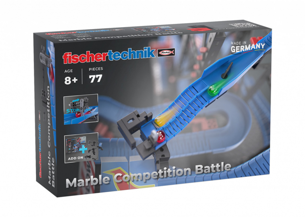 Fischertechnik-Kit STEM Completare pentru Cursa cu bile metalice - Intrecerea, Fischertechnik [1]