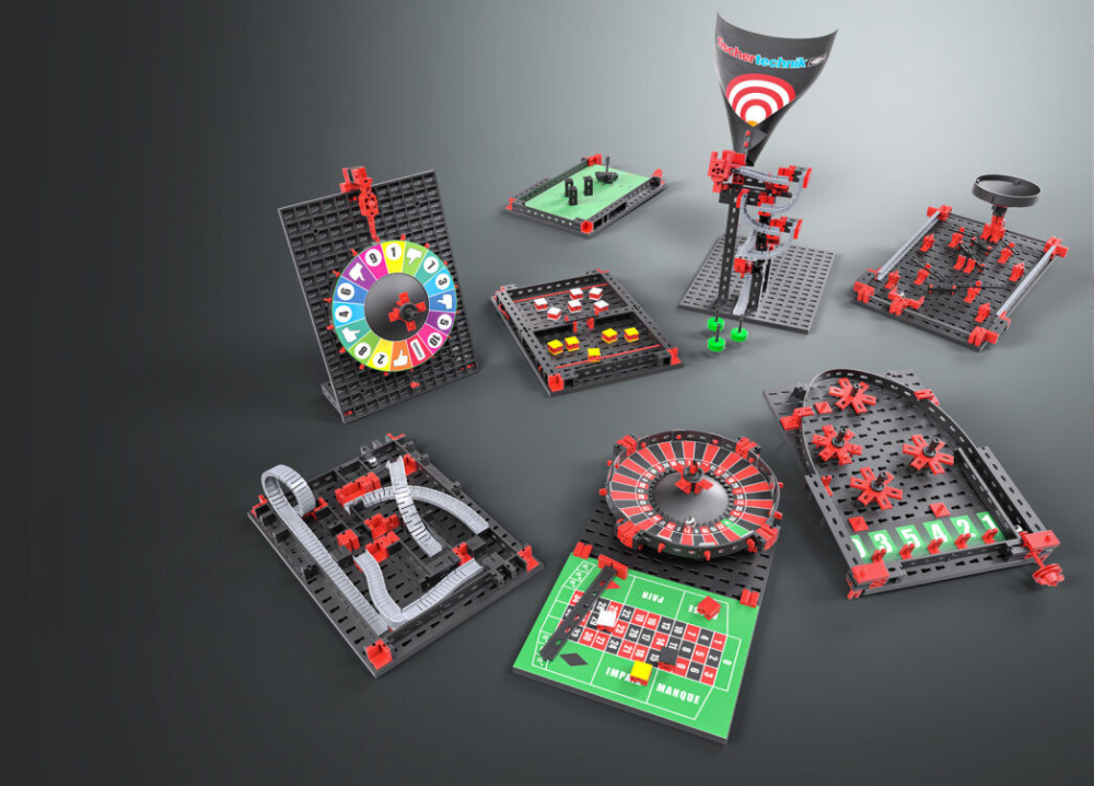 Fischertechnik-Kit STEM Construieste si joaca 8 jocuri, Fischertechnik [6]