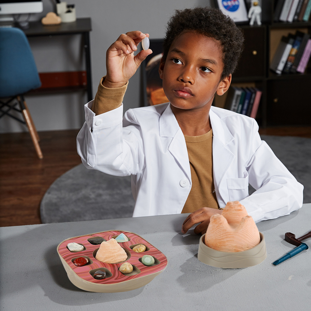 TopBright ScienceCan-Kit STEM de excavare pietre prețioase American wave, TopBright Toys [2]