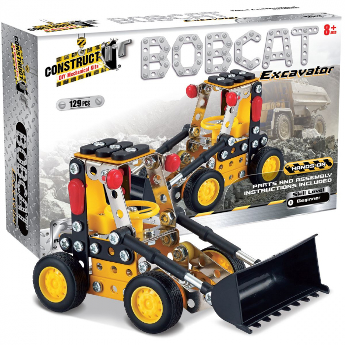 Construct It-Kit STEM Excavator Bobcat, nivel incepator [7]