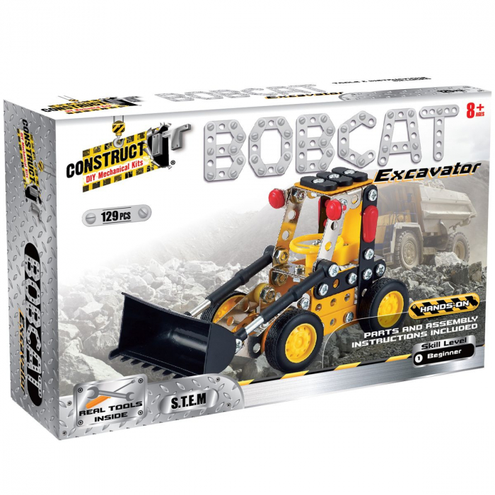 Construct It-Kit STEM Excavator Bobcat, nivel incepator [5]