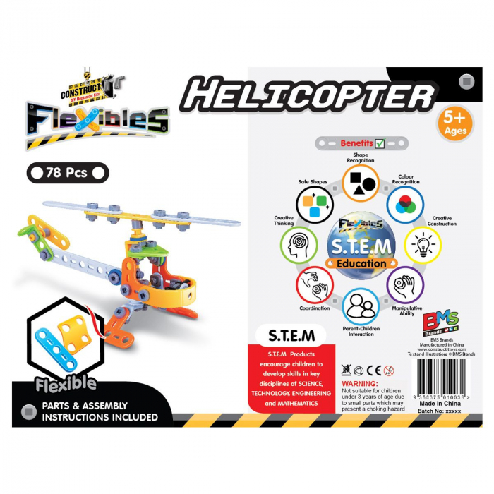 Construct It-Kit STEM Flexible Elicopter [3]