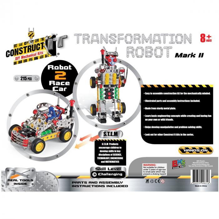 Construct It-Kit STEM Robotul masina, nivel avansat [6]