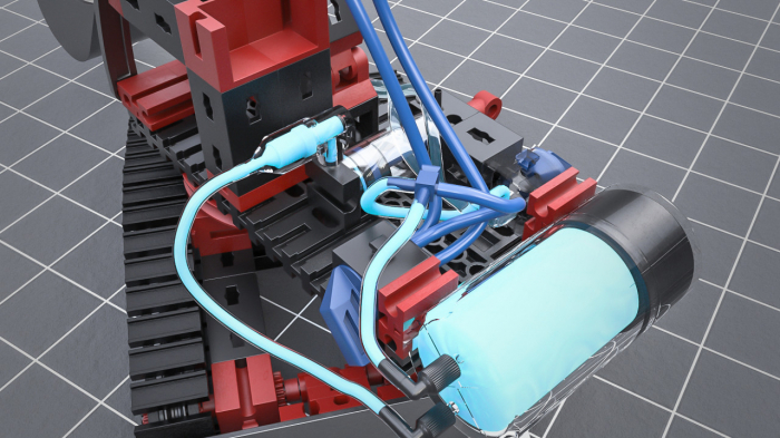 Fischertechnik-Kit STEM Sisteme pneumatice, Fischertechnik [3]